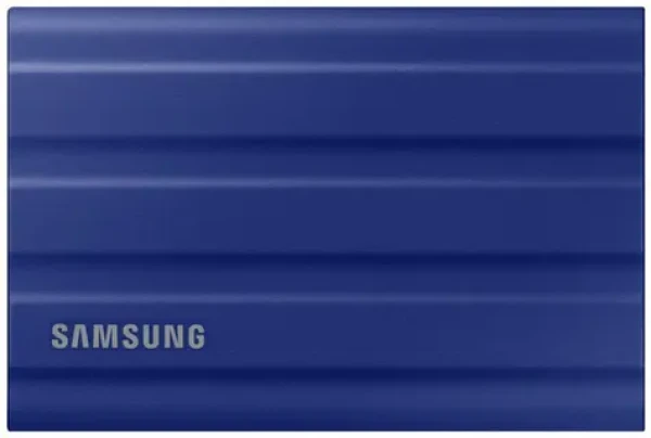 SAMSUNG T7 Shield Externí SSD disk 2TB modrá / Externí SSD / R: 1050 MBs W: 1000MBs / USB-C / IP65 (MU-PE2T0R/EU)