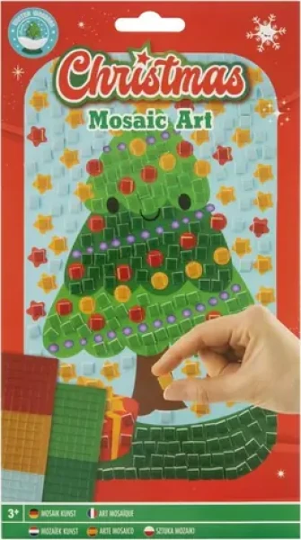 GRAFIX Mozaikový obrázek Vánoce: Stromeček 14x23 cm