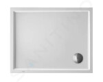 DURAVIT - Starck Slimline Sprchová vanička 1000x800 mm, Antislip, bílá 720119000000001