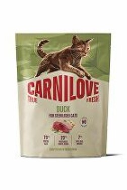 Carnilove Cat True Fresh Dry Duck Steril. Ad.AB 400g