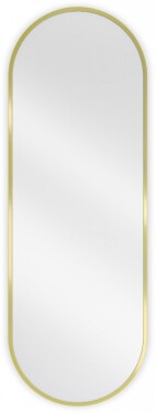 MEXEN - Loft zrcadlo 100 x 35, zlatý rám 9851-100-035-000-50