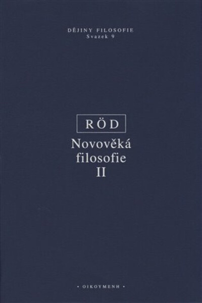 Novověká filosofie II - Wolfgang Röd