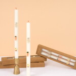 Meri Meri Svíčka Easter – set 2 ks, bílá barva, vosk