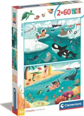 Clementoni PUZZLE Život u moře