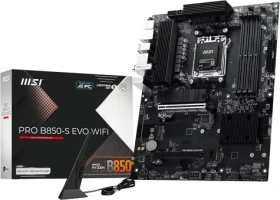 MSI PRO B850-S EVO WIFI / Základní deska / B850 / 4x DDR5 / 1x 5GLAN / Wi-Fi 7 / ATX (7E97-001R)