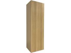 TUANA - Koupelnová skříňka vysoká Merito - přírodní - 35x120x28 cm