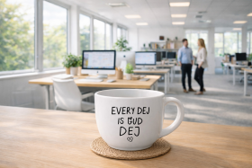 EVERY DEJ IS GUD DEJ - keramický hrnek 400 ml