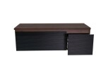 Koupelnová skříňka s krycí deskou Naturel Monza 119x30x45 cm ořech mat MONZA120BN MONZA120BN