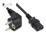 Good Connections P0130-S050 černá / Napájecí kabel / Schuko úhlový - IEC C13 / 5 m (P0130-S050)