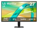 27" LG 27U411B-B černá / Monitor / IPS / FHD / 144Hz / 1ms / HDMI+D-Sub (27U411B-B.AEU)