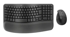 Logitech Wave Keys + Lift / Klávesnice s myší / Bezdrátová / Ergonomická (920-013631)