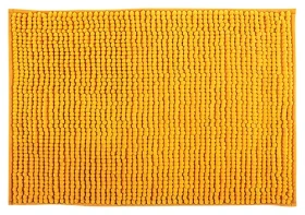 MSV CHENILLE žlutá / Koupelnová předložka / mikrovlákno / protiskluzová / 50 x 80 cm