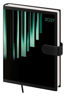 Diář 2027 týdenní A5 Tone - zelená s magnetem