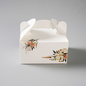 Výslužková krabice s rukojetí Pink 13x9x7cm