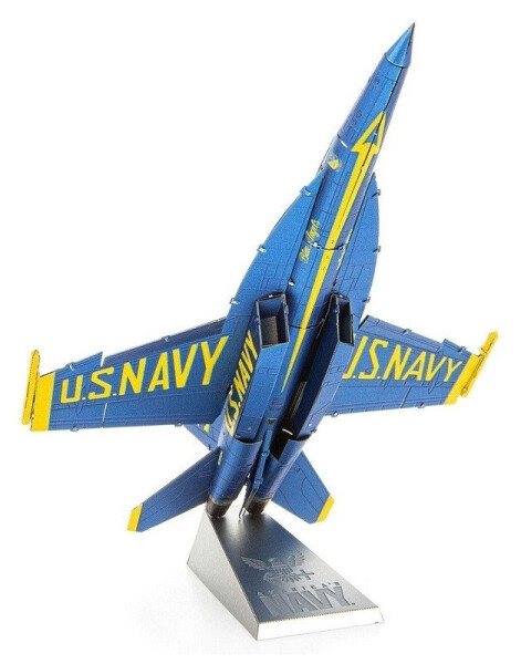 Metal Earth 3D kovový model F-18 Super Hornet Blue Angel