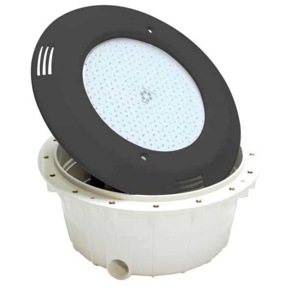 Vagnerpool Podvodní světlomet VA LED bílá, PF, 12 V; 21 W, tmavě šedá barva, pro betonové bazény