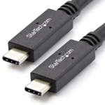 StarTech kabel USB-C s Power Delivery 5A černá / 10Gbps / 1m (USB31C5C1M)
