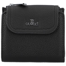 Trendy dámská mini koženková peněženka Coveri Bobbi, černá