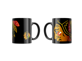 Great Branding Hrnek Chicago Blackhawks NHL OVERSIZED Logo (330 ml)