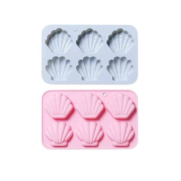 Dortisimo Silikonová forma Mušle (na 6 ks) 5 cm