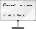 27" IIYAMA ProGraphic HB2701UHSNP-B1 černá / LED / IPS / 3840 x 2160 / 16:9 / 4 ms / 3000:1 / 450cd-m2 / VESA (HB2701UHSNP-B1)