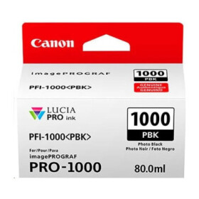 Canon CARTRIDGE PFI-1000PBK photo černá pro ImagePROGRAF PRO-1000 (256 str.) - originální EDF_1002560