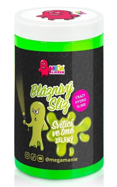 Bláznivý sliz svítící ve tmě