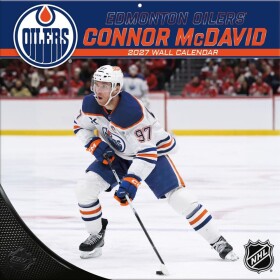 JF Turner Kalendář Edmonton Oilers NHL Connor McDavid #97 2027 Wall Calendar