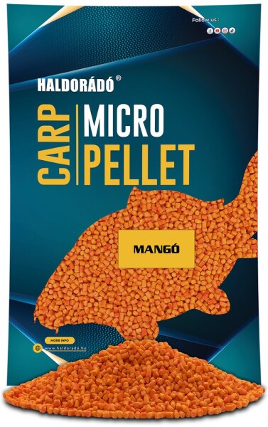 Haldorádó Pelety Carp Micro Pellet 2,5mm 600g - Mango,Haldorádó Pelety Carp Micro Pellet 2,5mm 600g - Mango