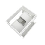 Koupelnová skříňka s keramickým umyvadlem SAT B-Way 59x50x45 cm bílá lesk BWAY260WU4B2 BWAY260WU4B2