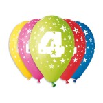 Gemar Balloons Latexový balonek číslo 4 30 cm