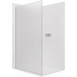 CERANO Sprchová zástěna Walk-in Crystal L/P - 8 mm - bezvzpěrový systém - chrom, mléčné sklo- 60x200 cm