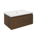 Koupelnová skříňka s umyvadlem SAT B-Way 59x30x45 cm ořech mat BWAY60NUTU1 BWAY60NUTU1