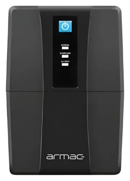 Armac Home Lite HL650F/LEDV2 černá / Záložní zdroj / Line-Interactive / 650 VA / 2x Schuko / AVR (HL/650F/LED/V2)
