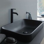 DURAVIT - Happy D.2 Plus Umyvadlová mísa zápustná, 60x40 cm, bez přepadu, WonderGliss, antracit mat 23596013001