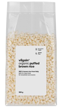 Vilgain Pufovaná celozrnná rýže BIO – 100 g