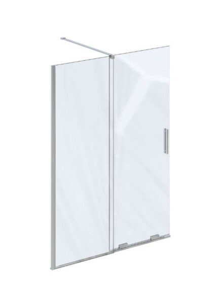 RAVAK - Roll Sprchová stěna Walk-In 110x195 cm, chrom/čiré sklo X9WVD0C00Z1