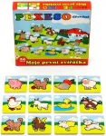 TEDDIES Dřevěné pexeso Moje první zvířátka