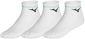 Mizuno TN Mid 3P With Line 6PK U White Bay - Běžecké ponožky Mizuno TN Mid 3P With Line 6PK 32GXCA25Z73 - tři páry Velikost textilu: XL