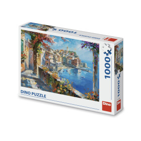 Puzzle Středomořské městečko 1000 dílků - Dino