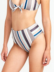 RVCA OFF SHORE HIGH WAIST CREME dvoudílné plavky - S