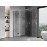 MEXEN/S - Mist-F Duo sprchový kout skládací dveře pravá 85 x 95, transparent, chrom 8A6-085L-095P-01-00