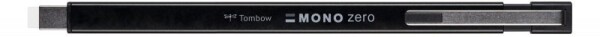 Tombow MONO Zero metal guma v tužce plochá 2,5x5 mm - černá