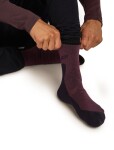 Pánské merino turistické ponožky ICEBREAKER Mens Hike+ Heavy Crew, Java/Black velikost: 39-41,5 (S)