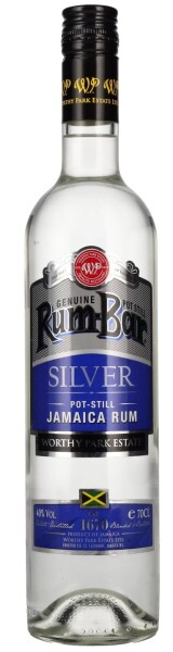 Rum-Bar Worthy Park Estate SILVER Pot Still Jamaica White Rum 40% 0,7 l (holá lahev)