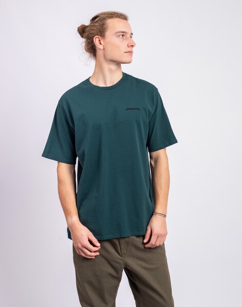 Tričko Patagonia M's P-6 Logo Responsibili-Tee Cascade Green