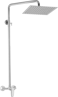 JB Sanitary Sprchová sestava s baterií FINERY s horním vývodem, 30x30cm SF 61 000 00 2