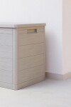 TOOMAX WOODYS zahradní plastový úložný box 160 L - světle šedá