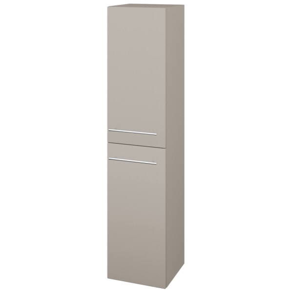 Dřevojas - Vysoká skříň s košem na prádlo DOS SVD2K 35 - N07 Stone / Úchytka T02 / N07 Stone / Levé 210953B
