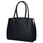 Elegantní dámská koženková kabelka na rameno Miraya, černá